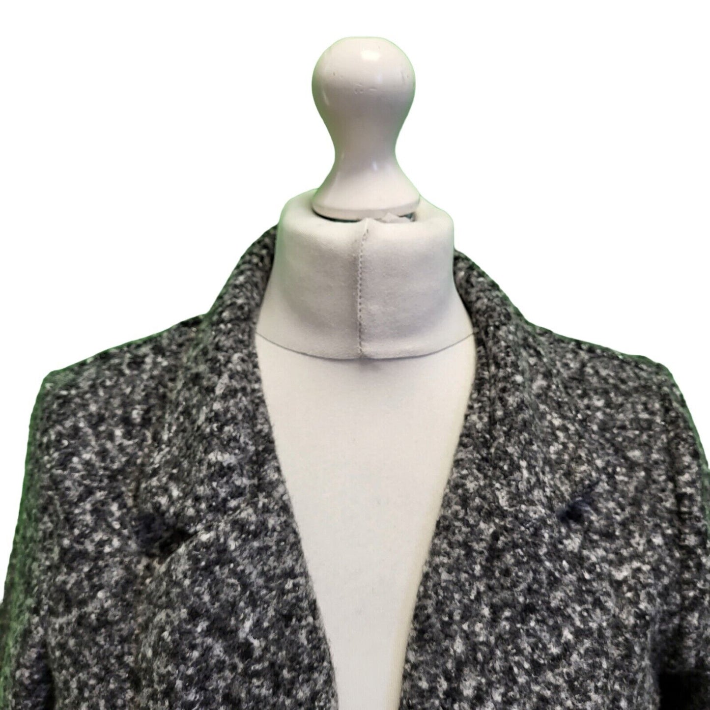 Marks & Spencer Grey Long Sleeve Coat UK Women's 12 BNWT H699