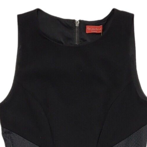 Wonderland Oasis Black Sleeveless Bodycon Formal Dress UK 10 Bnwt H697