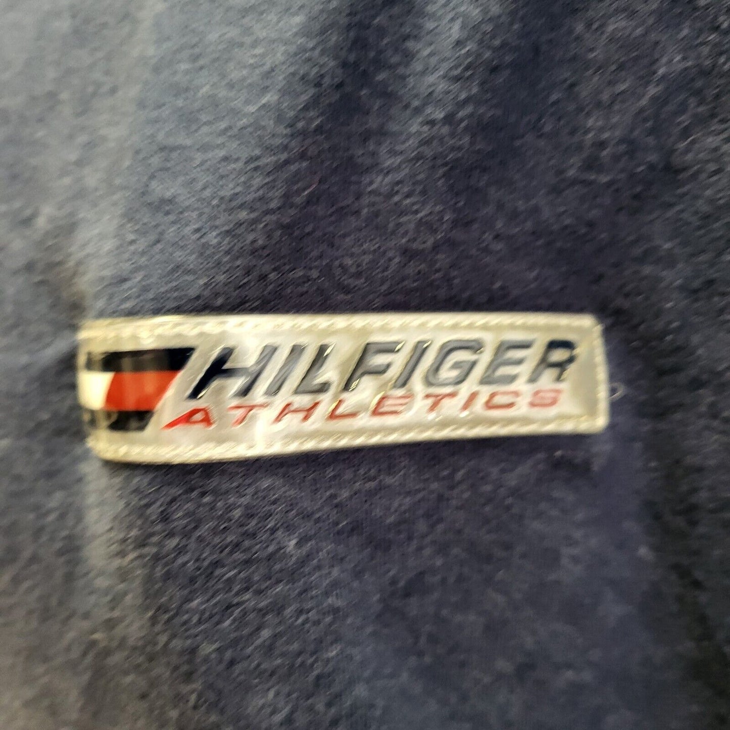 Hilfiger Athletics Navy Casual Sleeveless Sweatshirt Hoodie Men's UK L H176