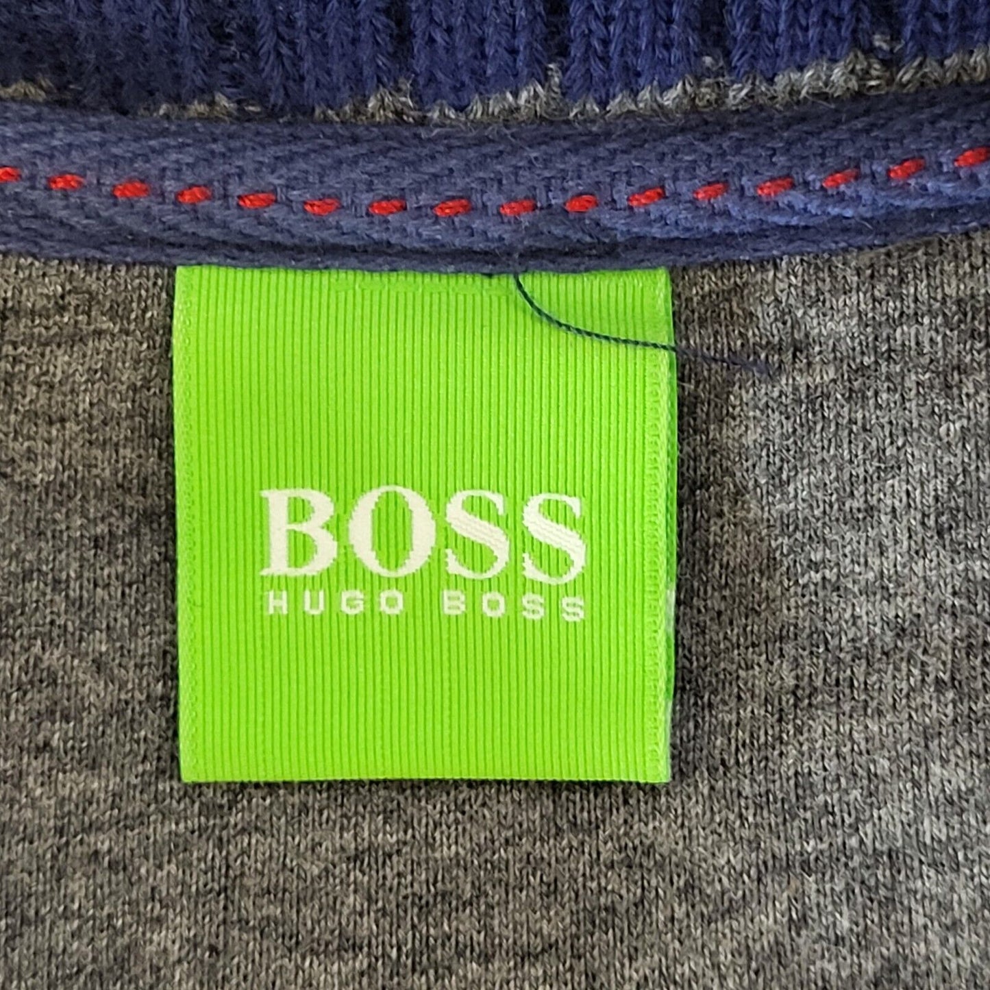 Hugo Boss Jumper Roll Neck Grey Long Sleeve Mens UK S G137