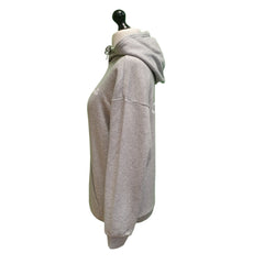 Adidas Grey Drawstring Sweatshirt Hoodie Women's UK XS 6 EU 34 H942