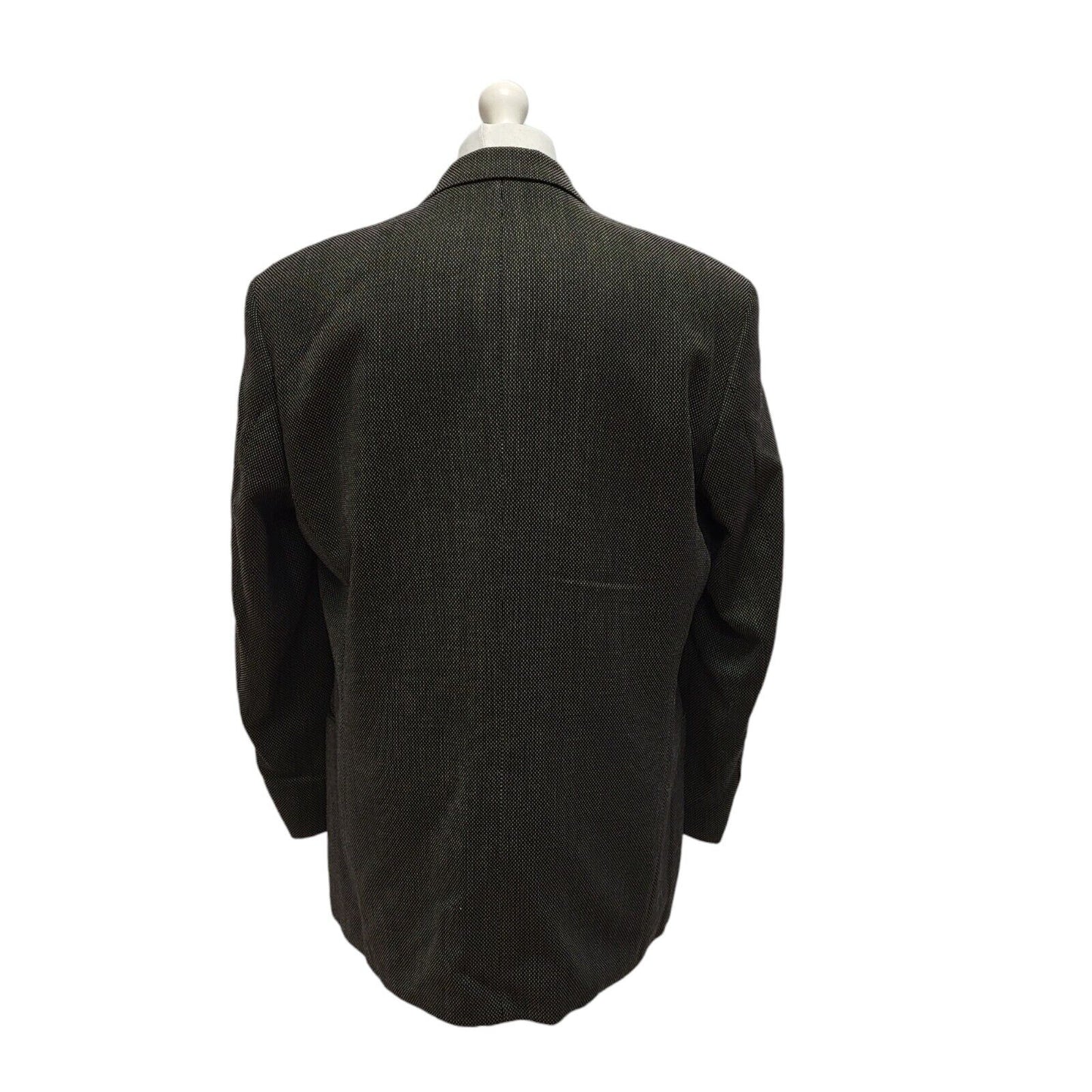 Hugo Boss Grey Wool Spots Suit Blazer Jacket Uk Men's L 42" BB365