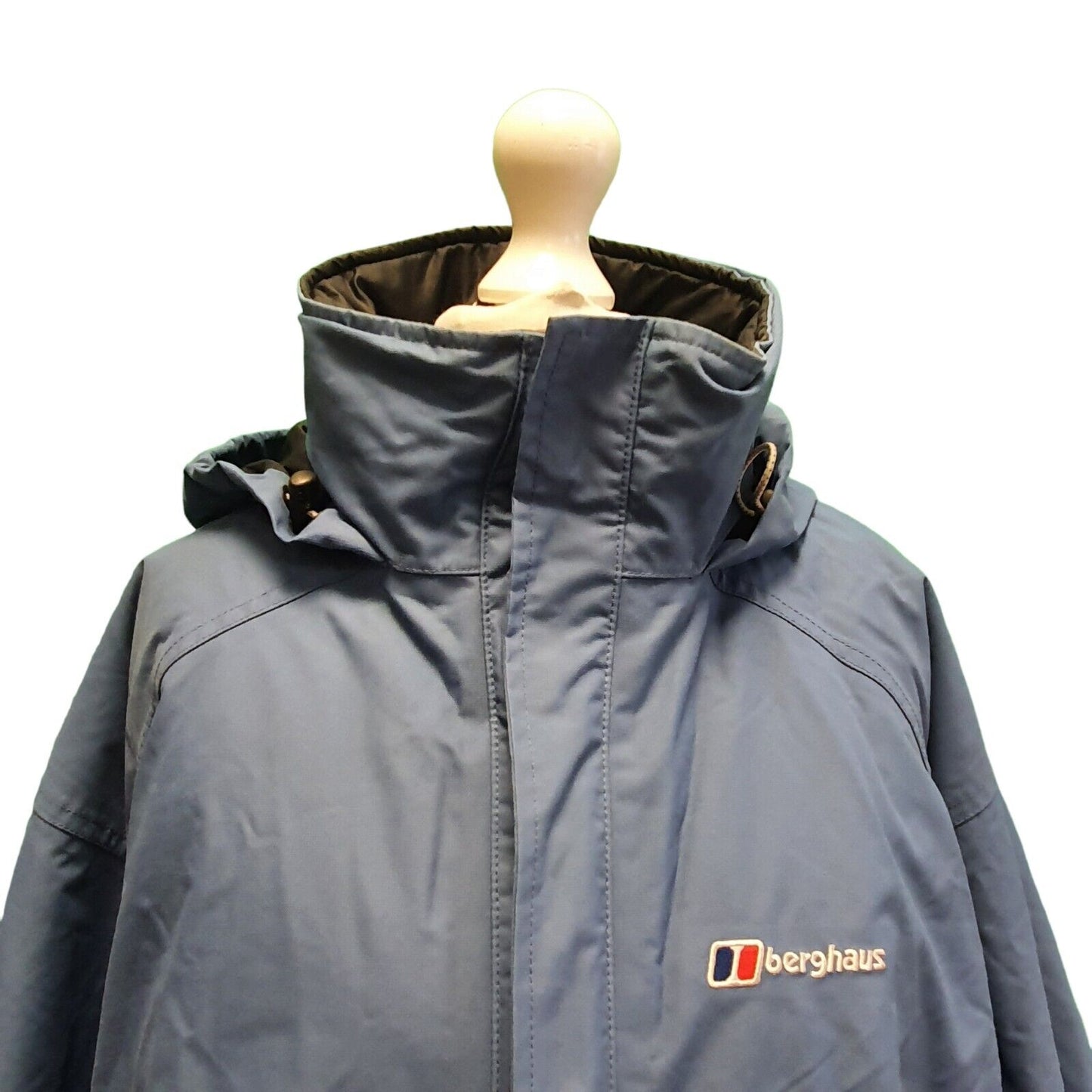 Berghaus Aqua Foil Blue Hooded Jacket Women's uk 16 eu 44 G914