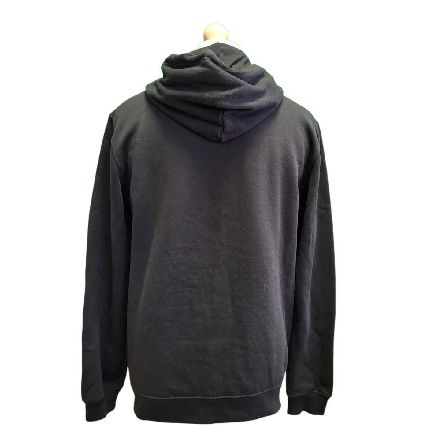 Champion Black New York Zip Drawstring Sports Sweatshirt Hoodie Men's uk L G916