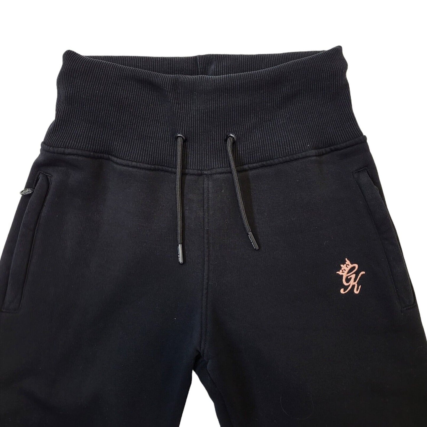 Gym King Black Skinny Tracksuit Bottoms Uk Women's 6 W24 L29 G226