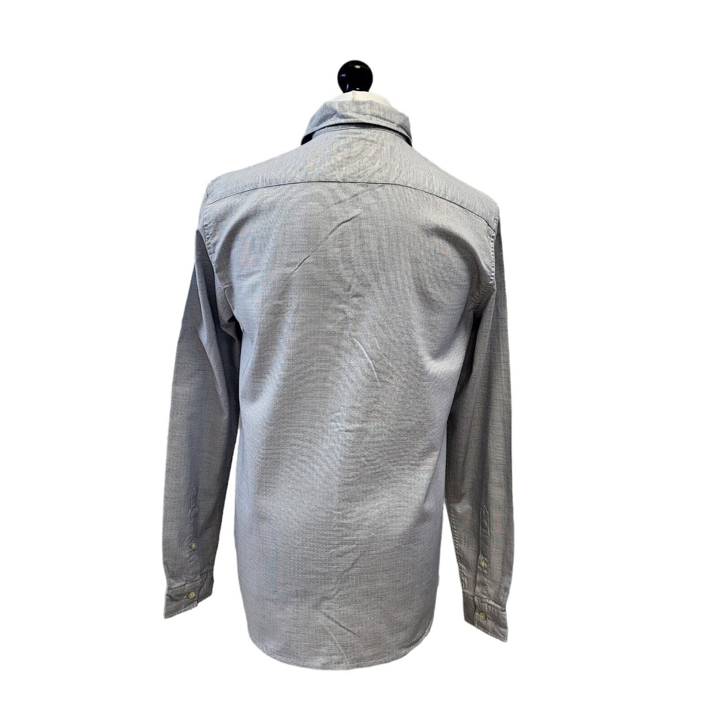 Lacoste Grey Slim Fit Long Sleeve Shirt Uk Men's M Eu 50 G289