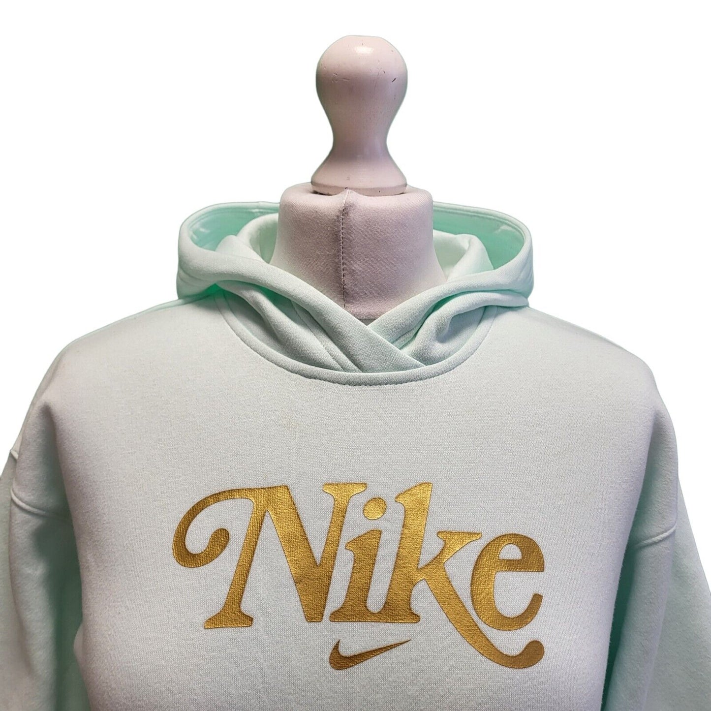 Kids Girls Nike Mint Green Long Sleeve Sweatshirt Hoodie UK M 137cm-146 cm G794