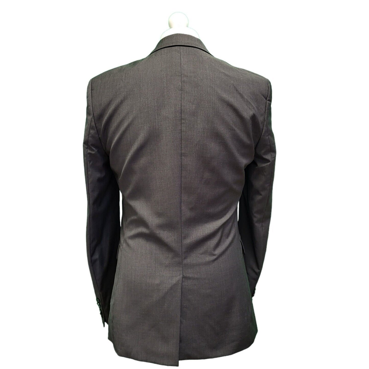 Hugo Boss Black Wool Slim Fit Collared Suit Blazer Jacket uk Men's M H727