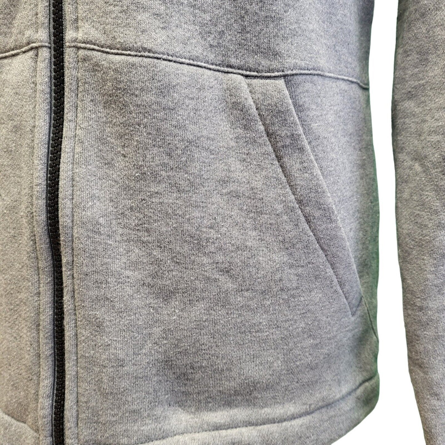 Nike Grey Drawstring Zip Sports Sweatshirt Hoodie Men's uk S eu 48 H257