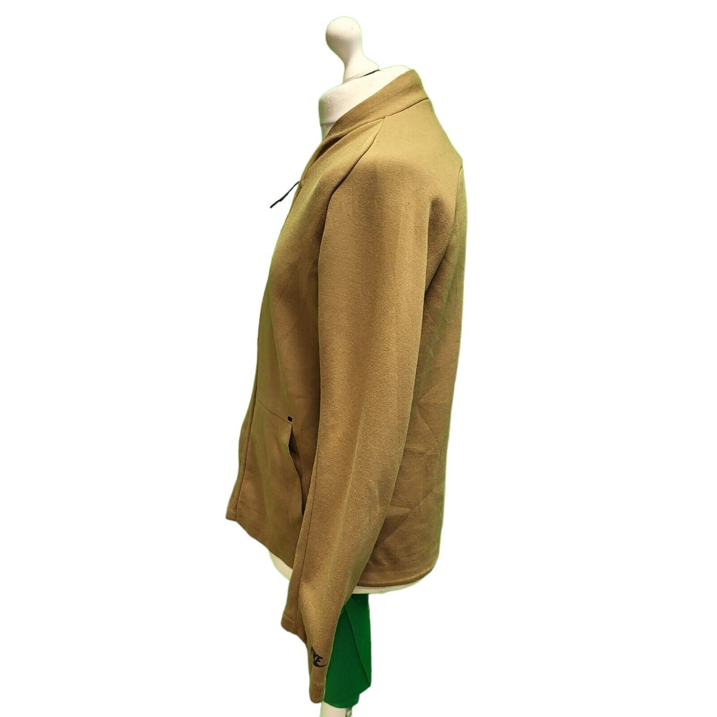 Nike Brown Zip Long Sleeve Casual Sports Sweatshirt Men's UK M H604