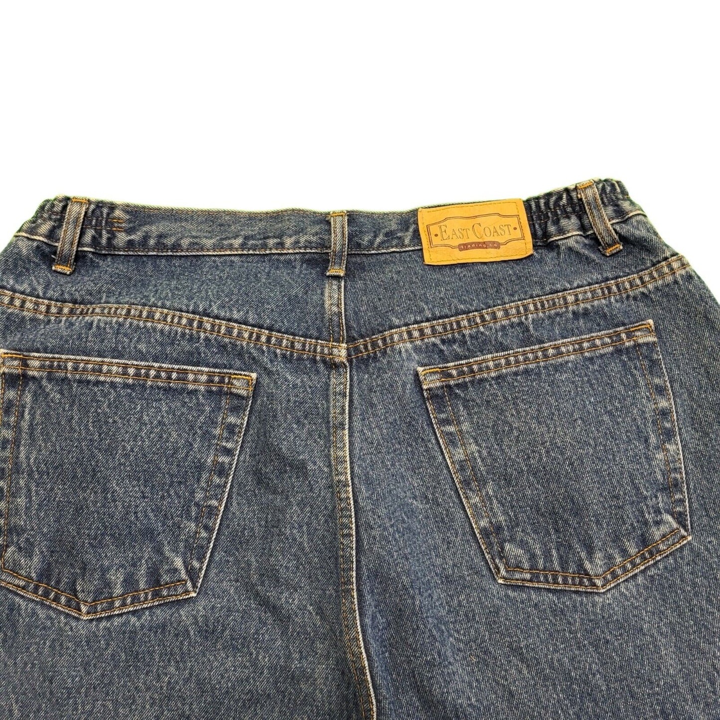 East Coast Faded Blue Tapered Denim Jeans Men's xL W36 L28 H666