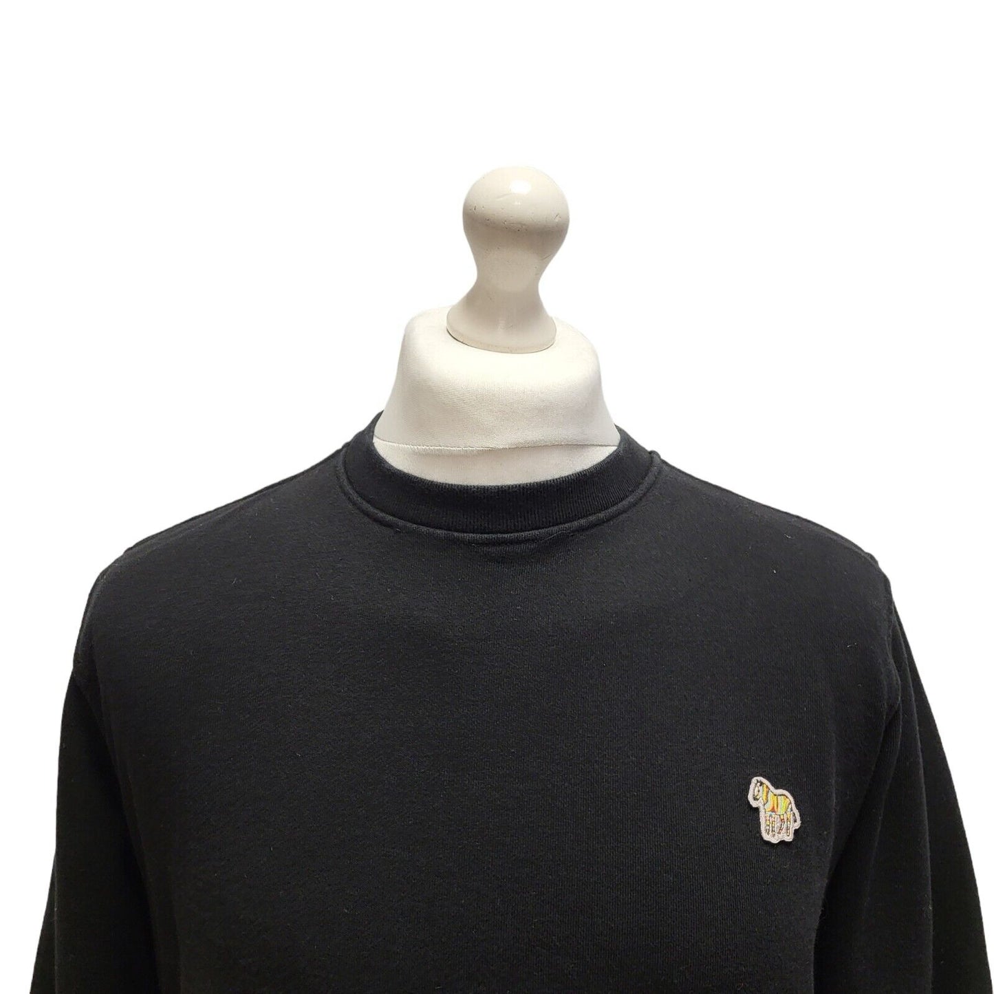 Paul Smith Black Crew Neck Casual Sweatshirt Uk Men's Small BB286