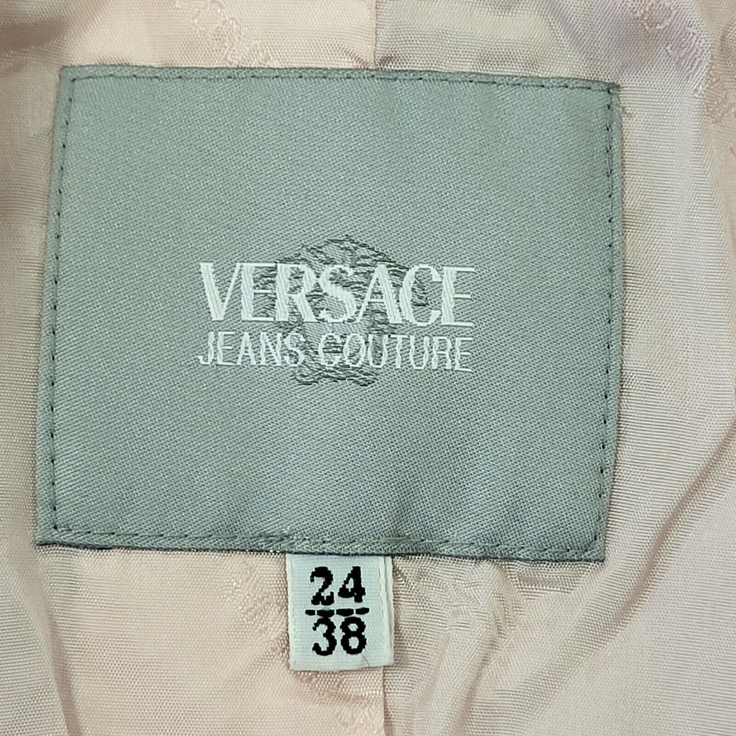 Girl's Versace Pink Zipped Dress Jacket Age 12-13 years M H606