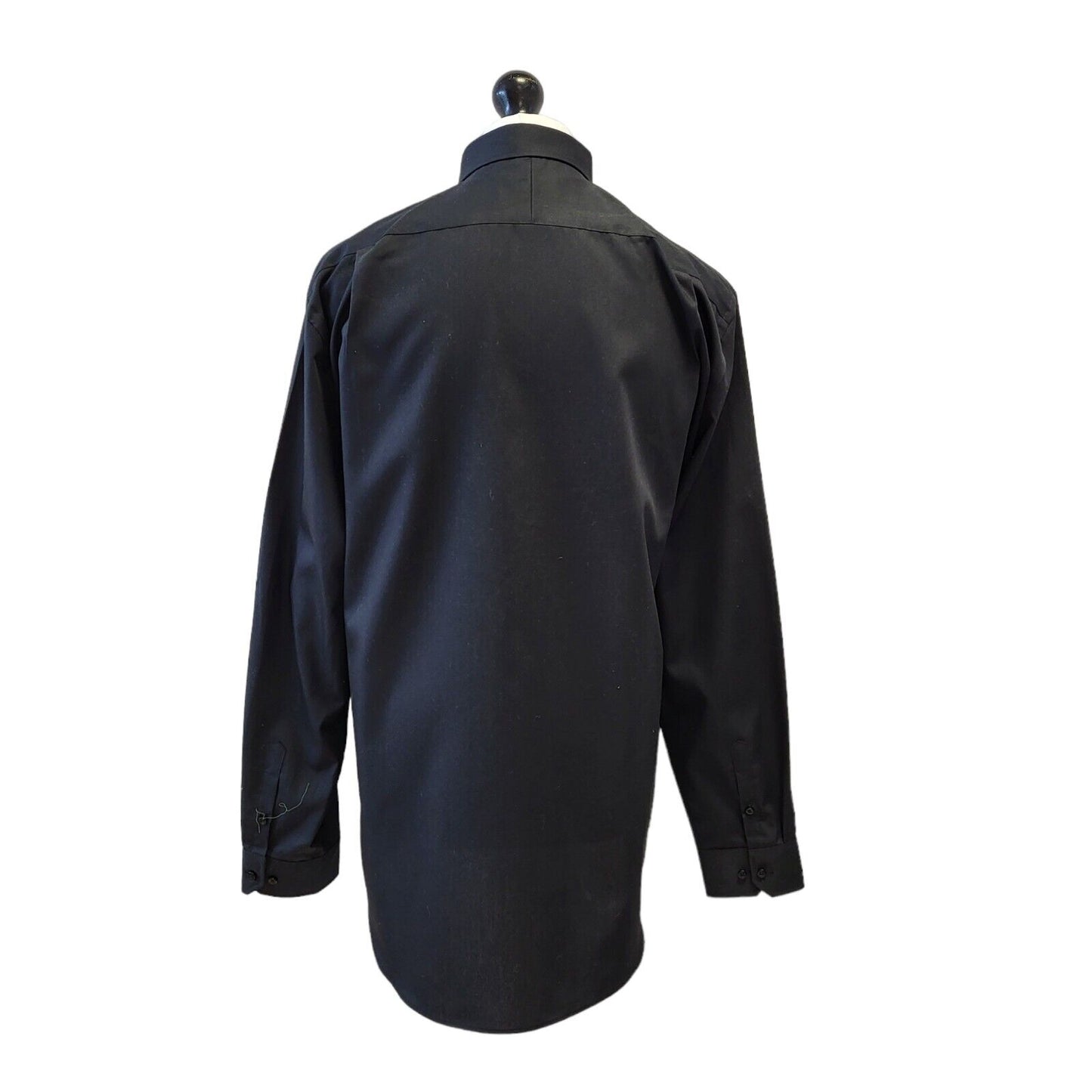 Alexandre London Black Long Sleeve Shirt Uk Men's XL Eu 56 Bnwt G279