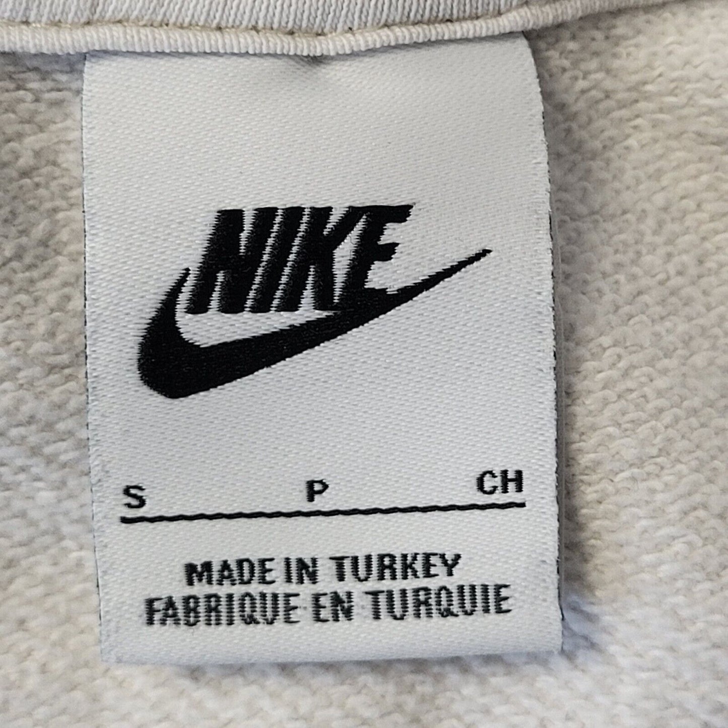 Nike White Snap Fasten Varsity Jacket Sports Top UK Men's Small G724