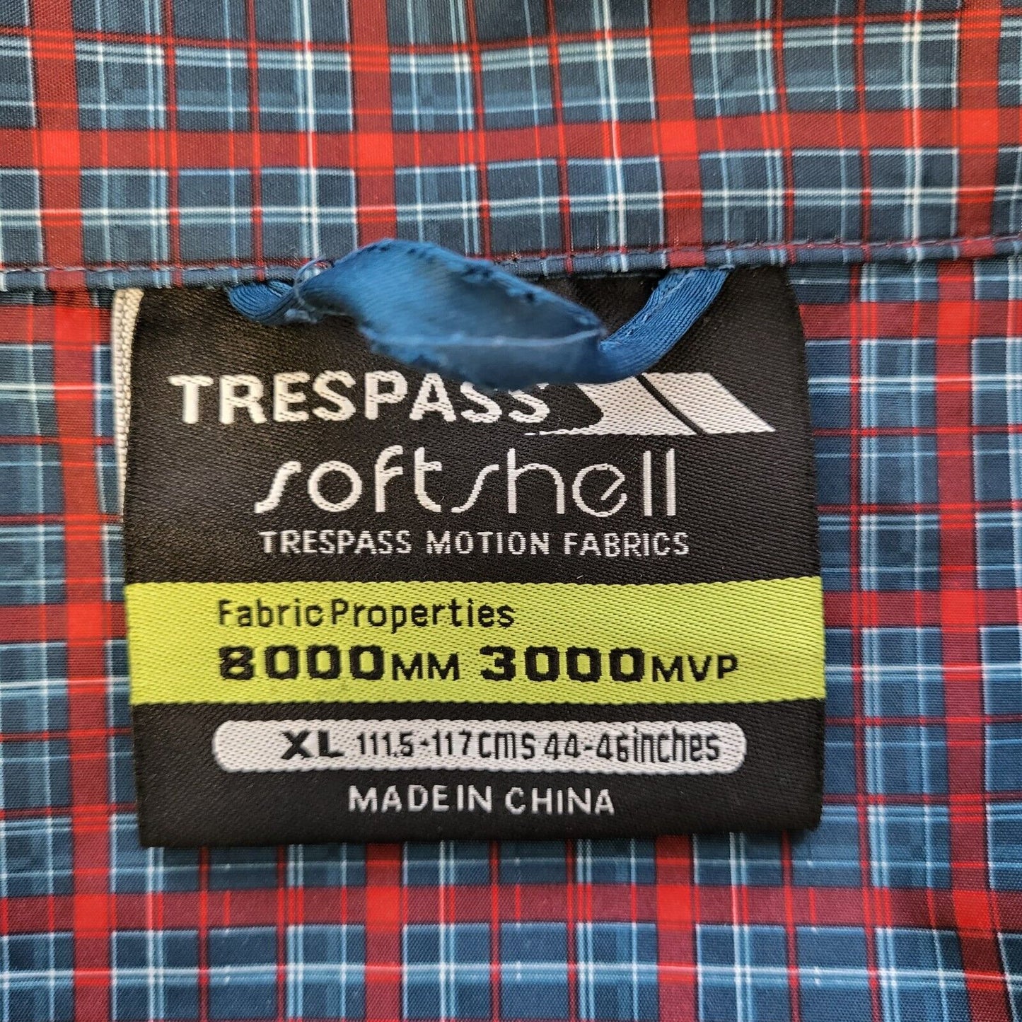 Trespass Indigo Soft Shell Zipped Collared Jacket Men's uk xL eu 56 G745