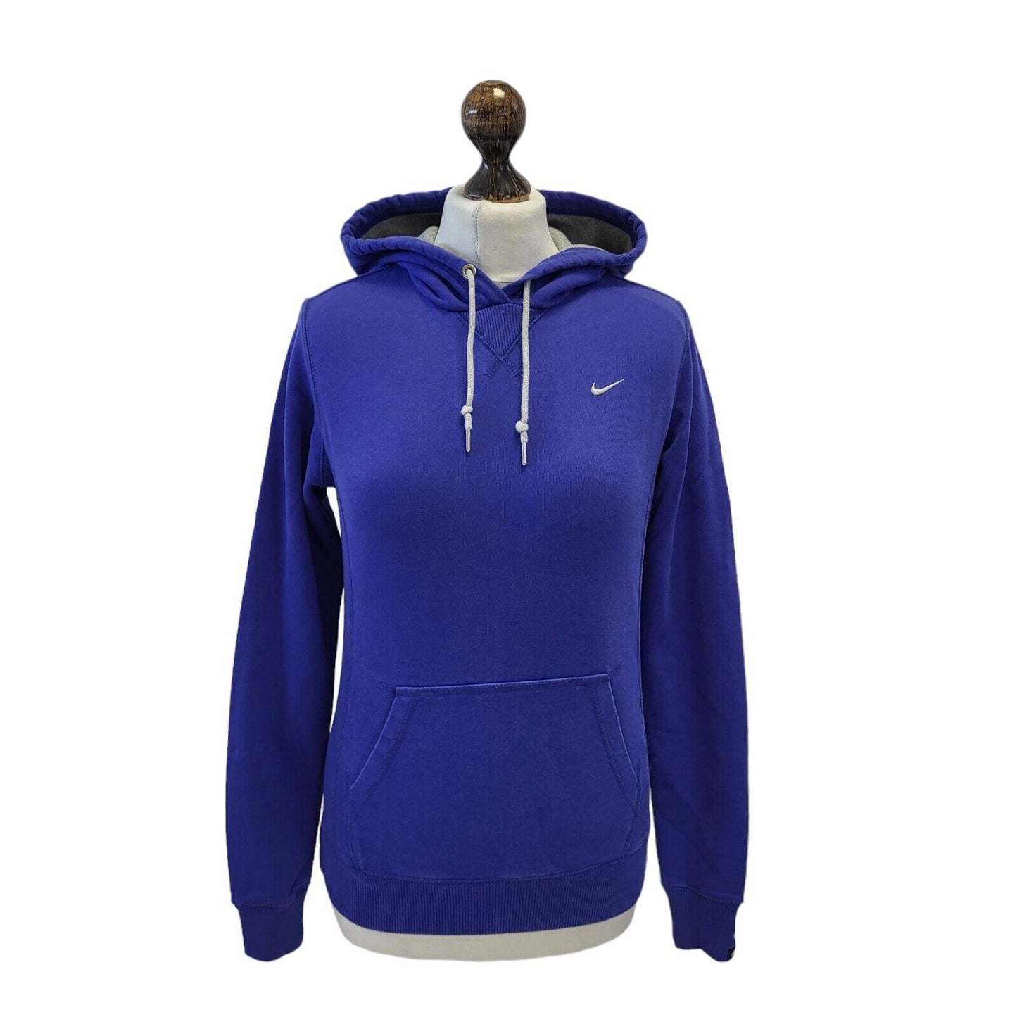 Nike Indigo Drawstring Sweatshirt Hoodie Women's Uk S 8 H94