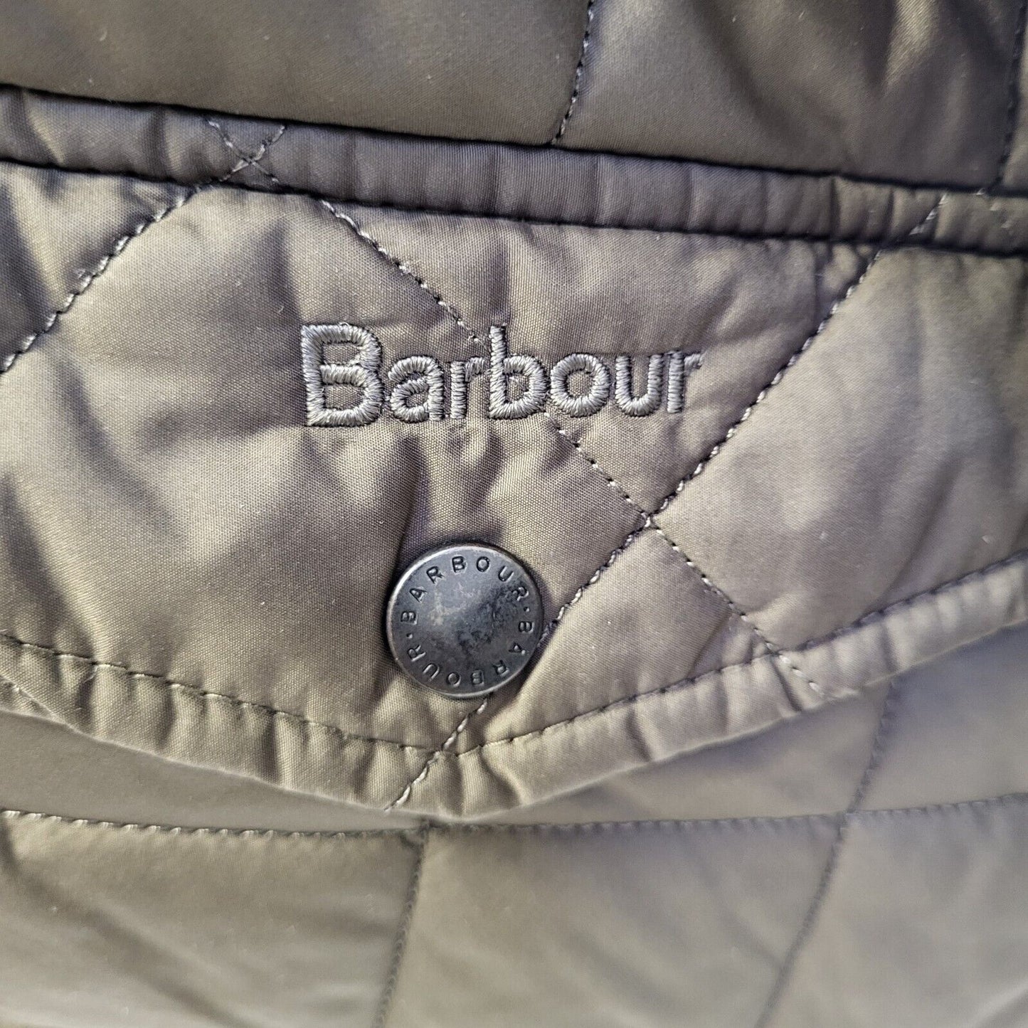 Barbour Chelsea Sports Green Quilted Jacket Uk Men's Large G648