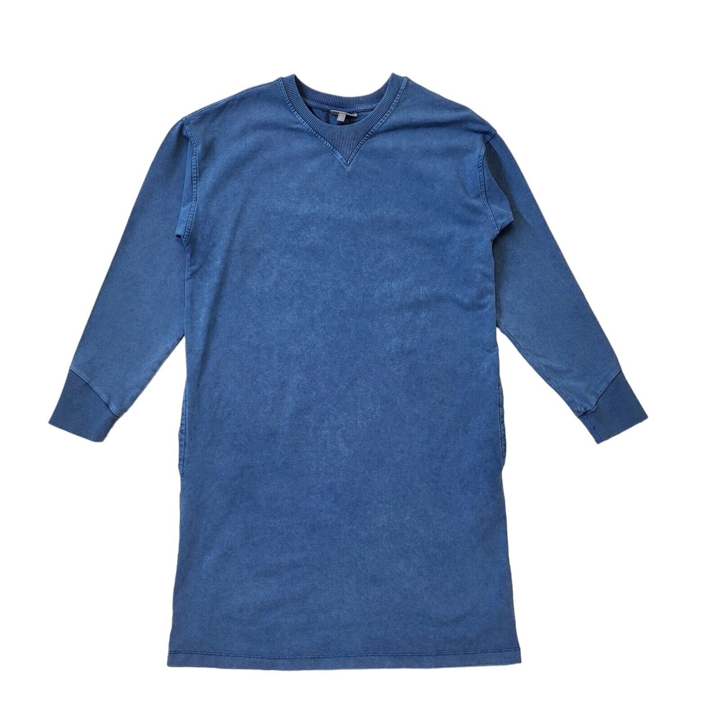 Oliver Bonas Blue Over-sized Sports Dress Uk Women's 6 Eu 34 G246