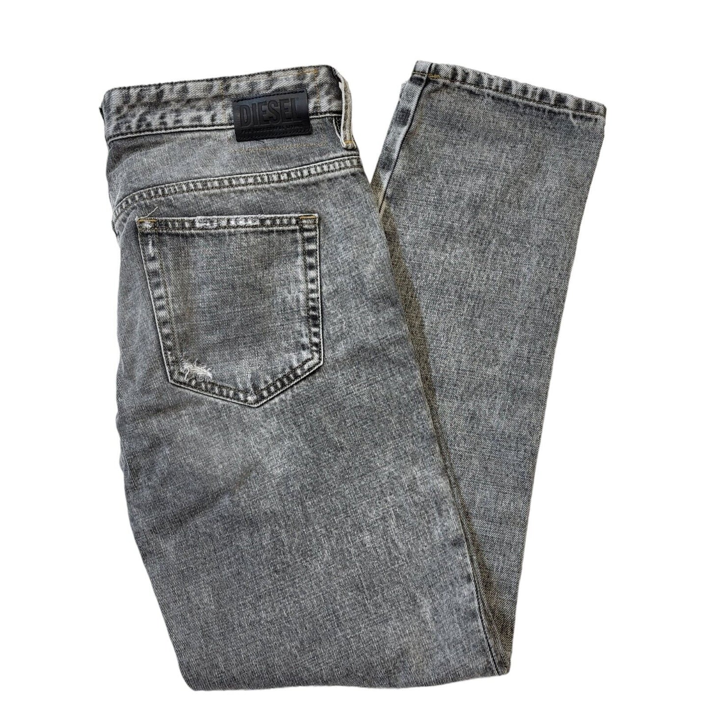Diesel D-Rifty Grey Straight Denim Jeans UK Women's 8 W27 L32 Bnwt G428