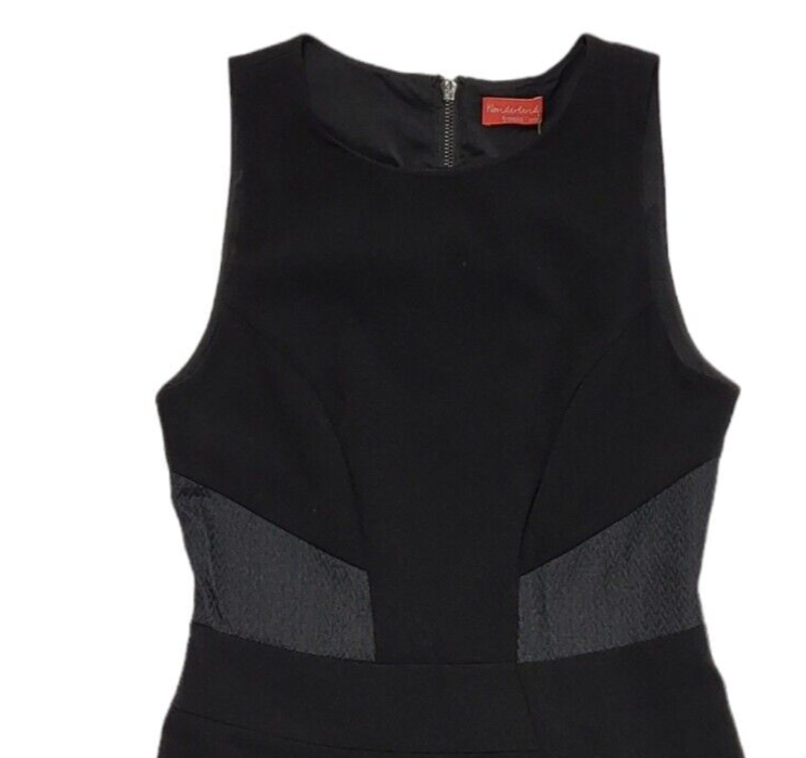 Wonderland Oasis Black Sleeveless Bodycon Formal Dress UK 10 Bnwt H697