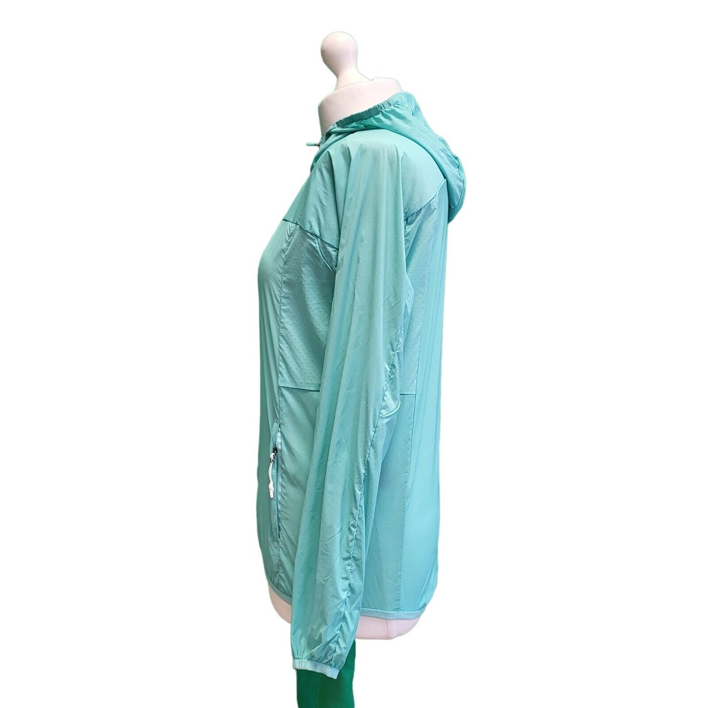 The North Face Green Hooded Tracksuit Track Jacket Women's UK S 8 EU 36 G912