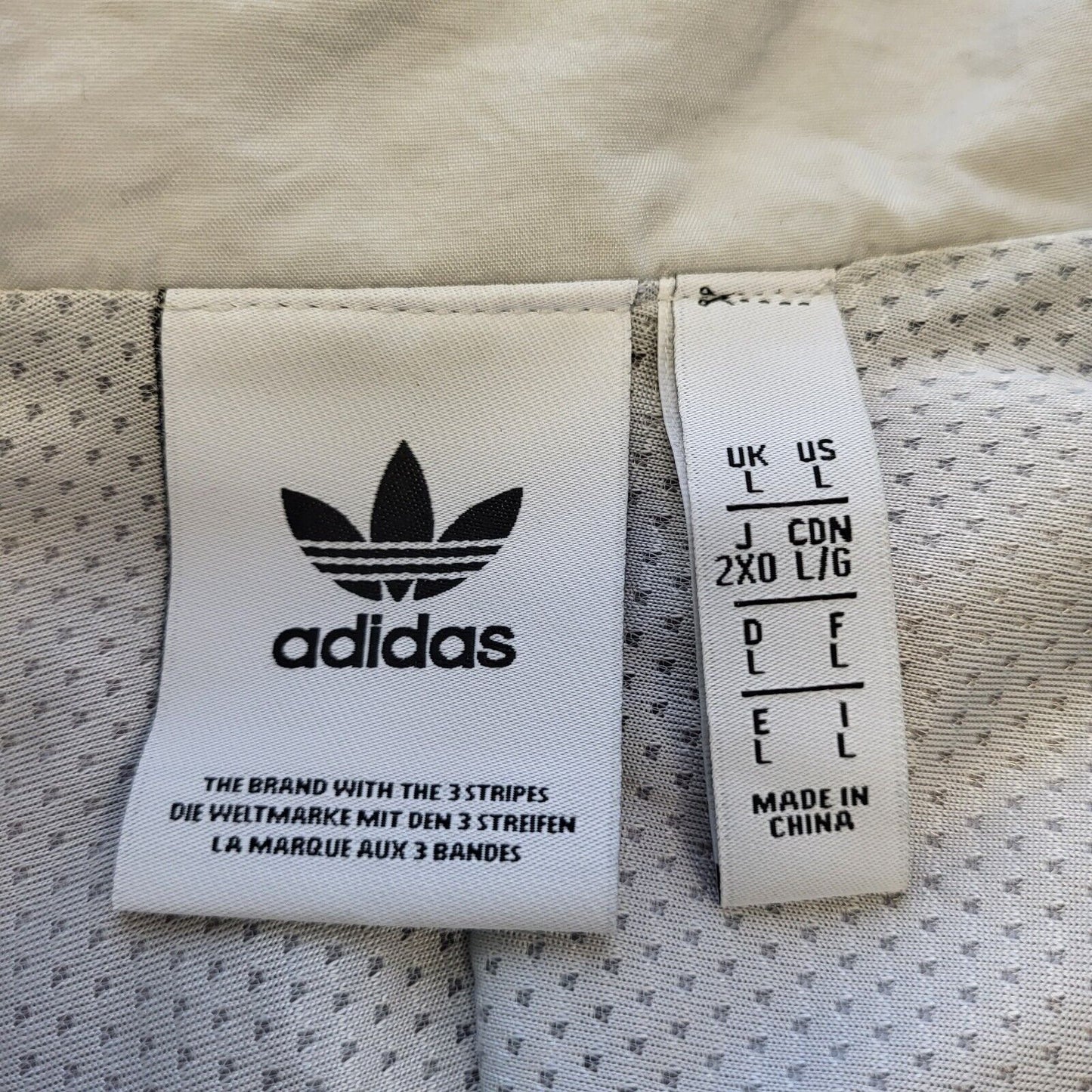 Adidas Green Grey 1/4 Zip Over-sized Sport Jacket Men's uk L eu 54 H269