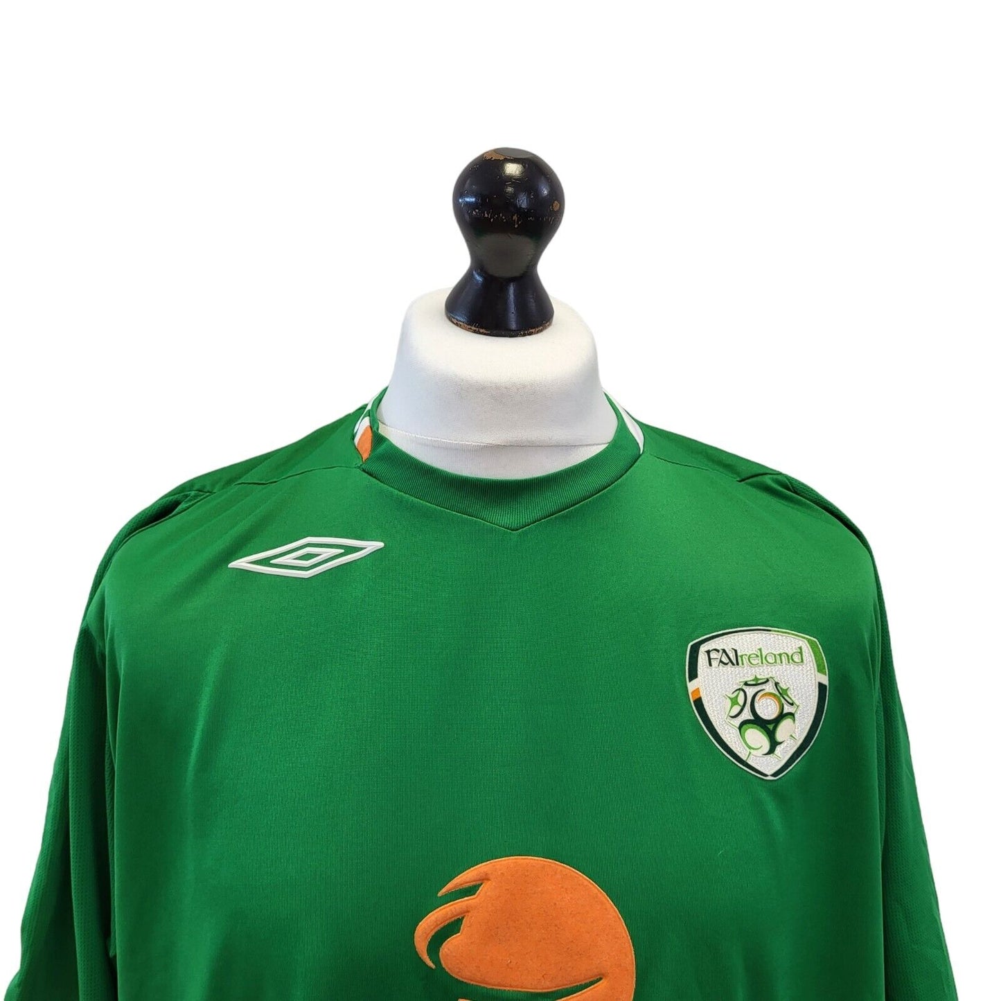 Umbro FA Ireland Green Eircom Football Shirt UK 2XL EU 58 G330