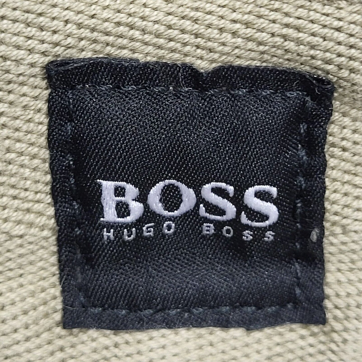 Hugo Boss Beige Straight Leg Chino Trousers Uk Men's xL W36 L32 H781