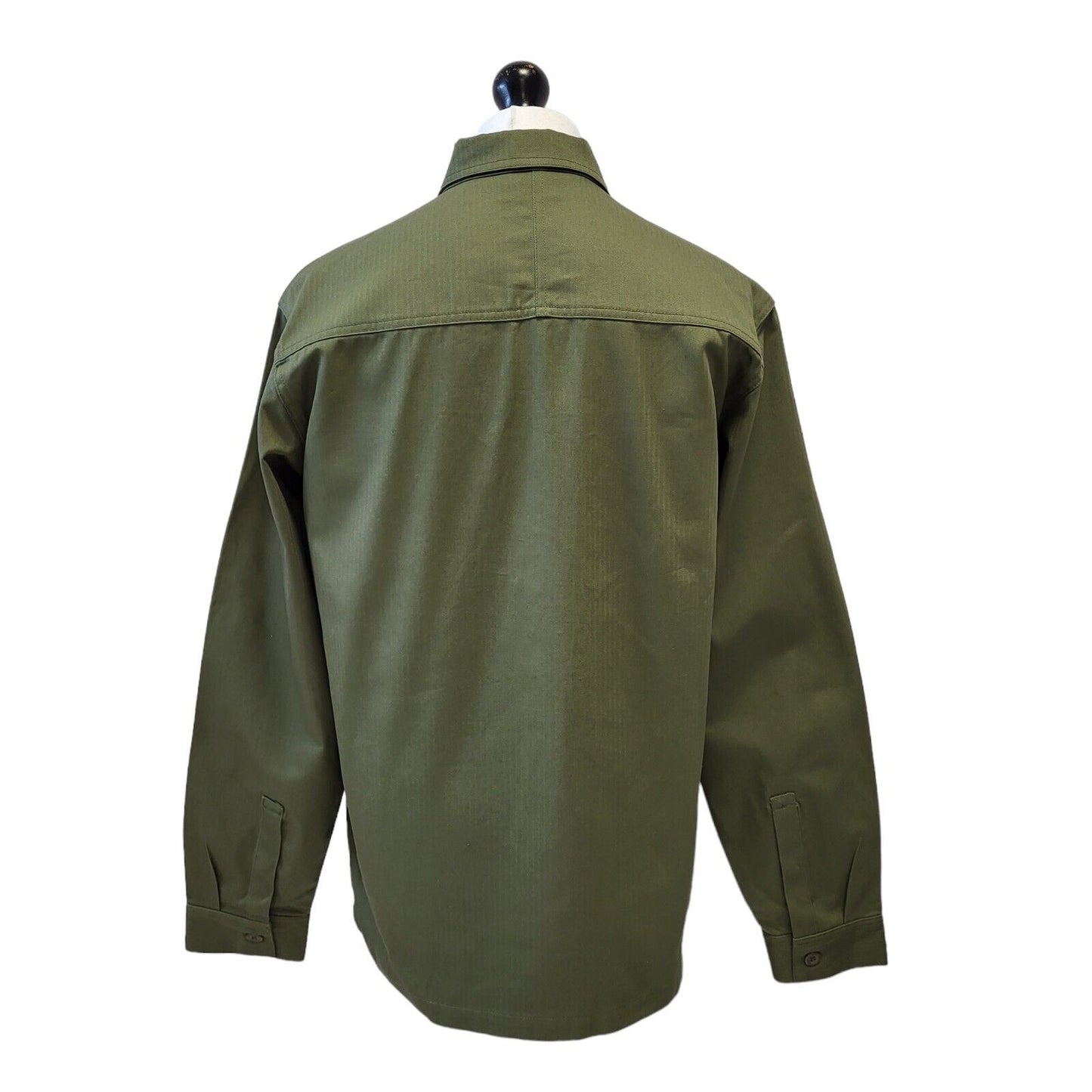 Dickies Green Jacket Button Up Collared Uk Men's Size Extra Large G569