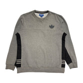 Adidas Grey Long Sleeve Casual Sports Sweatshirt Men's UK Large H681