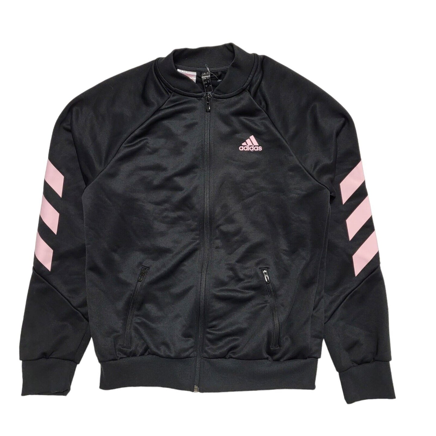 Adidas Tracksuit Black & ink Joggers & Track Jacket Girls Age 13-14 Years G403