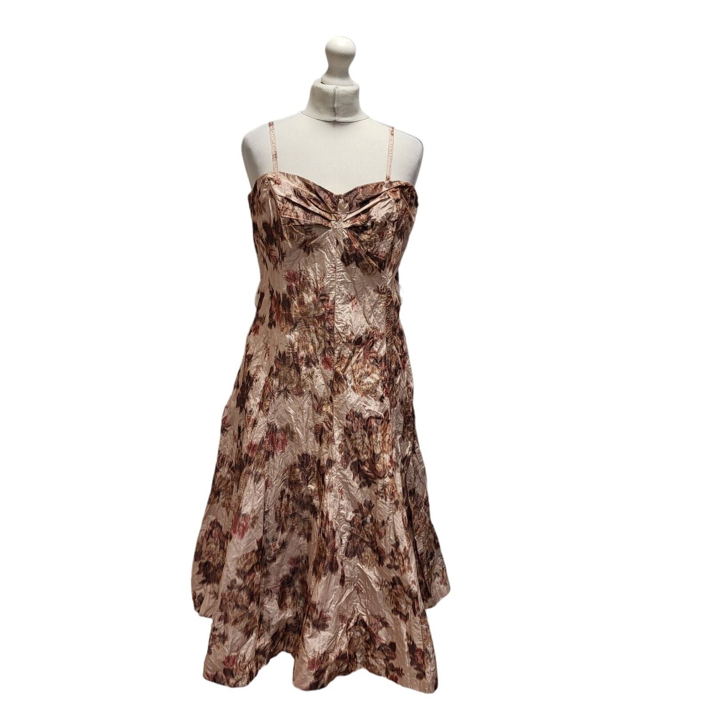 Coast Caramel Xanthia Evening Formal Dress Women's UK 16 BNWT BB401