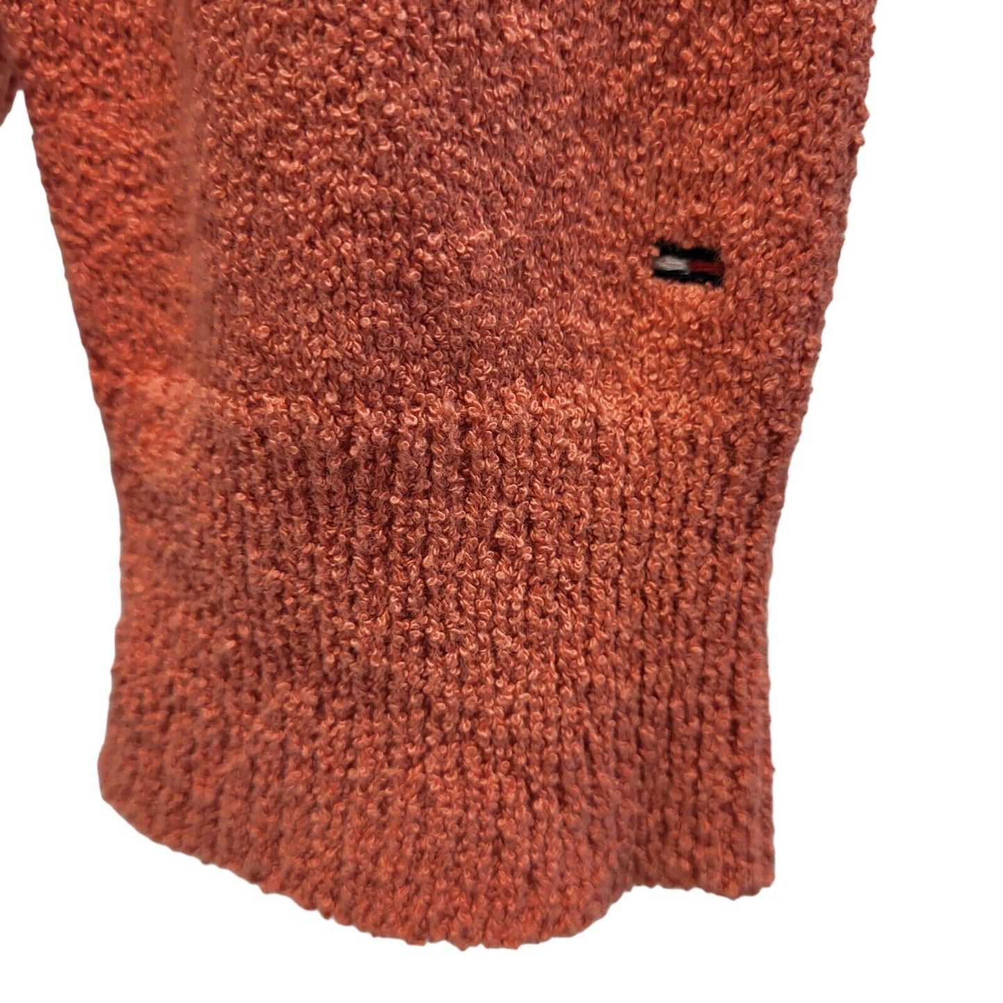Tommy Jeans Jumper Crew Neck Orange Mens UK XS EU 44 G370