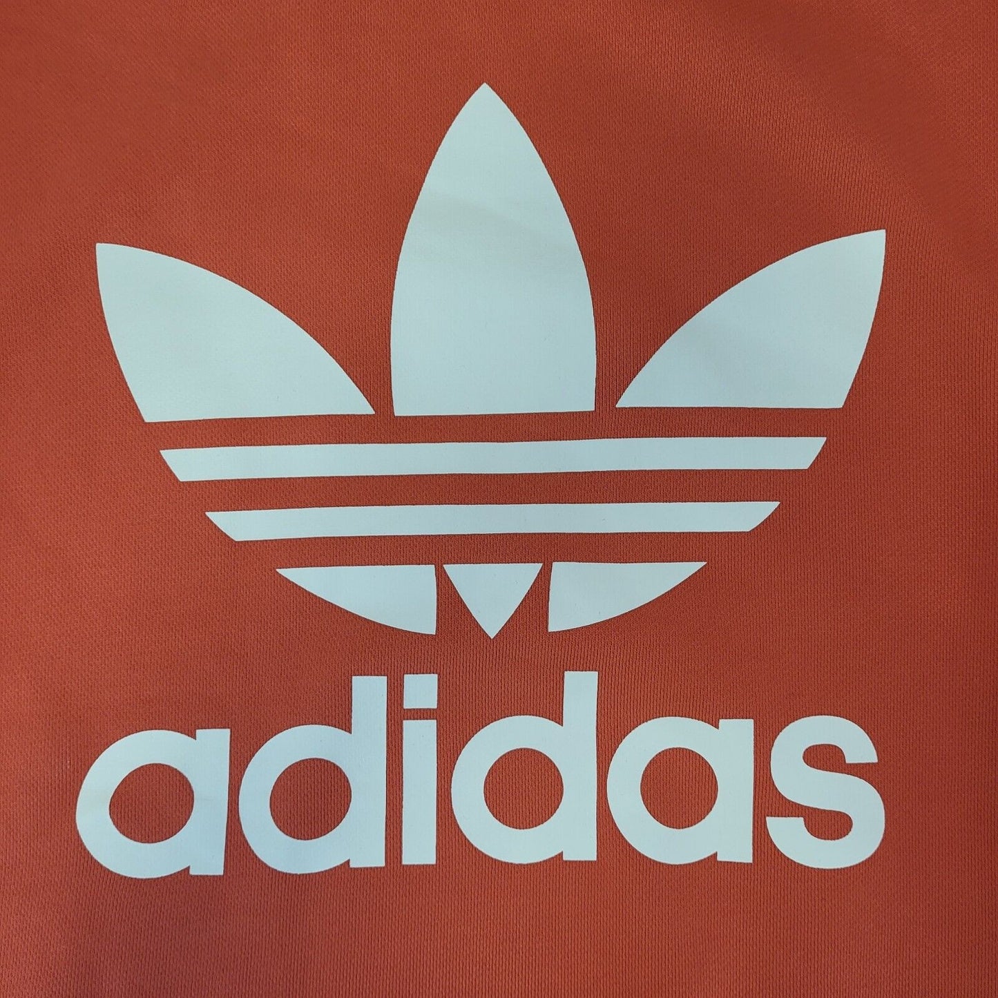 Adidas Peach Over-sized Round Neck Spell Out Sweatshirt Women's Uk Xs 6 H95