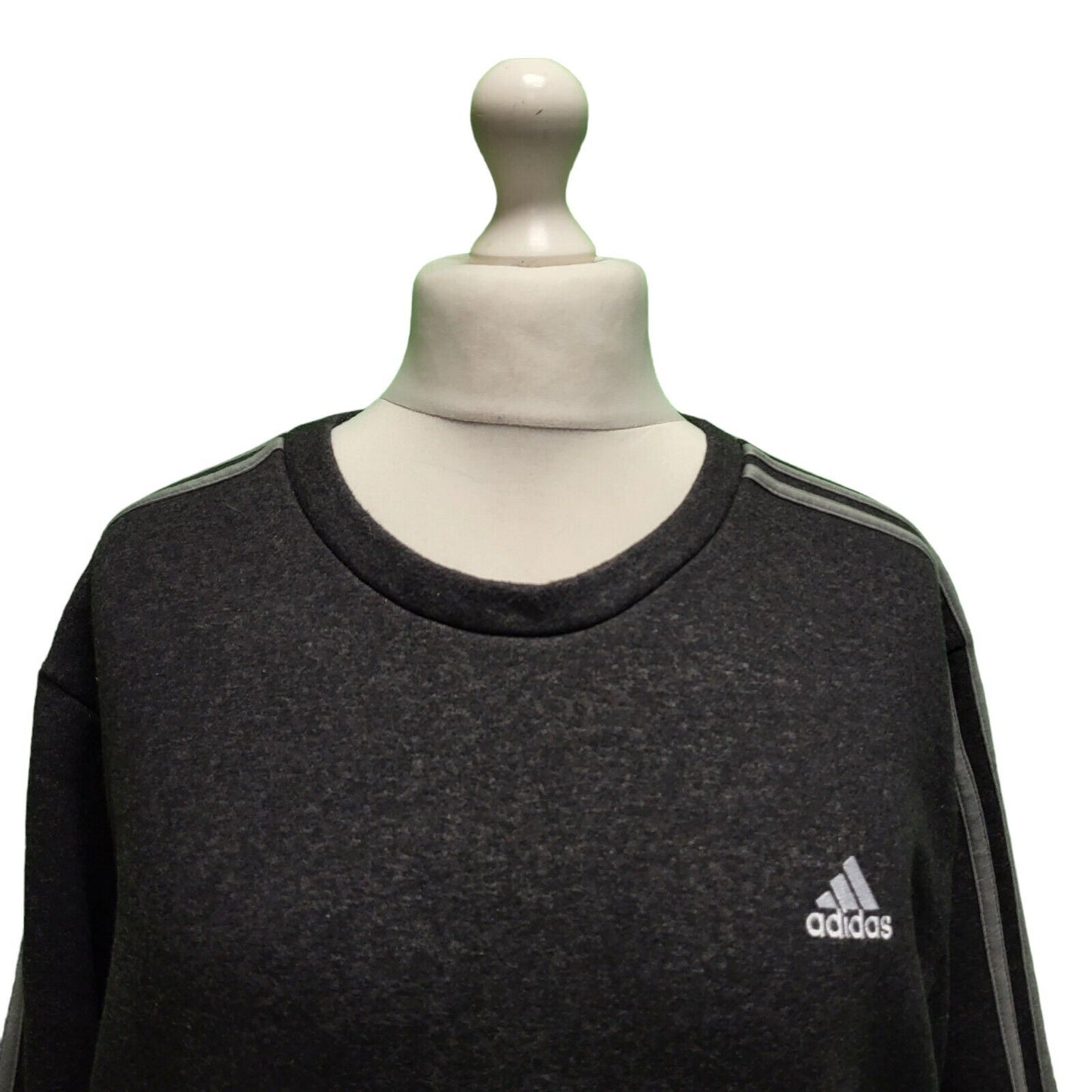 Adidas Black Long Sleeve Casual Sports Sweatshirt Women's UK XL 14 EU 42 H153
