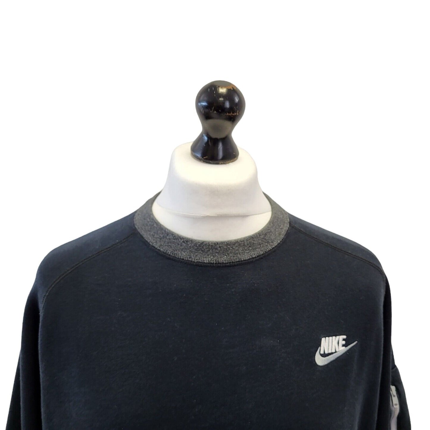 Nike Black Crew Neck Sweatshirt UK Men's Extra Large G486