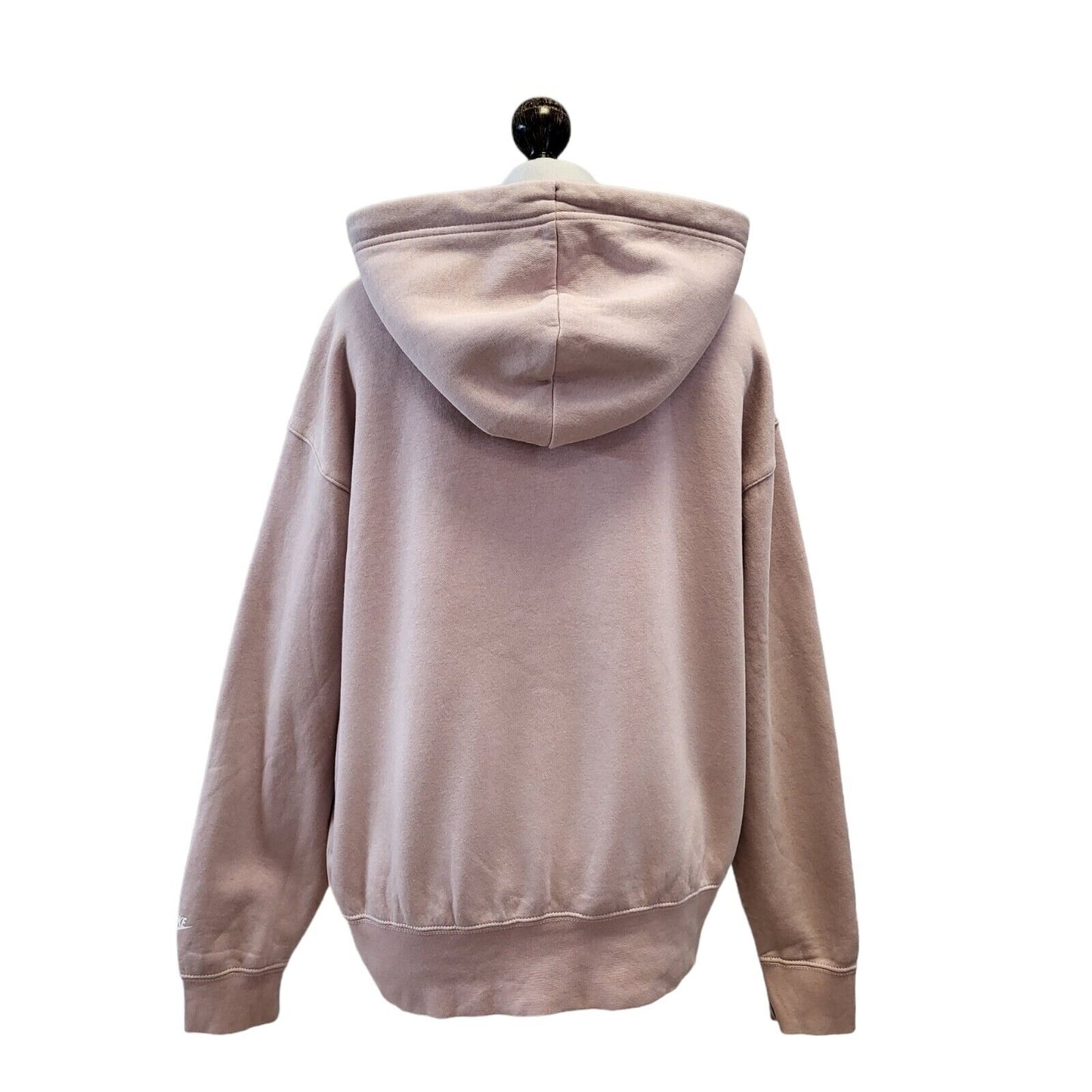 Nike Pink Over-sized Pullover Sweatshirt Hoodie Uk Women's S Eu 36 G244