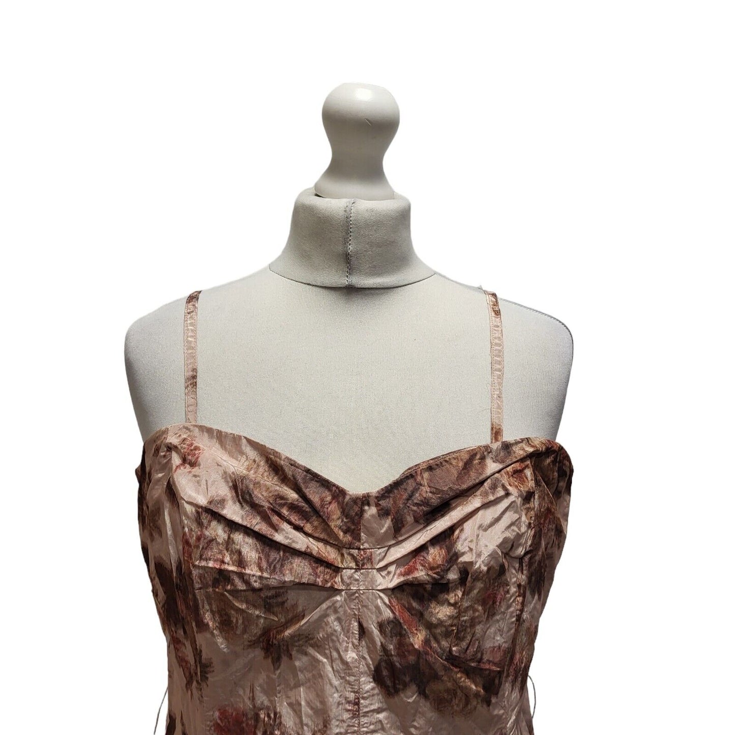Coast Caramel Xanthia Evening Formal Dress Women's UK 16 BNWT BB401