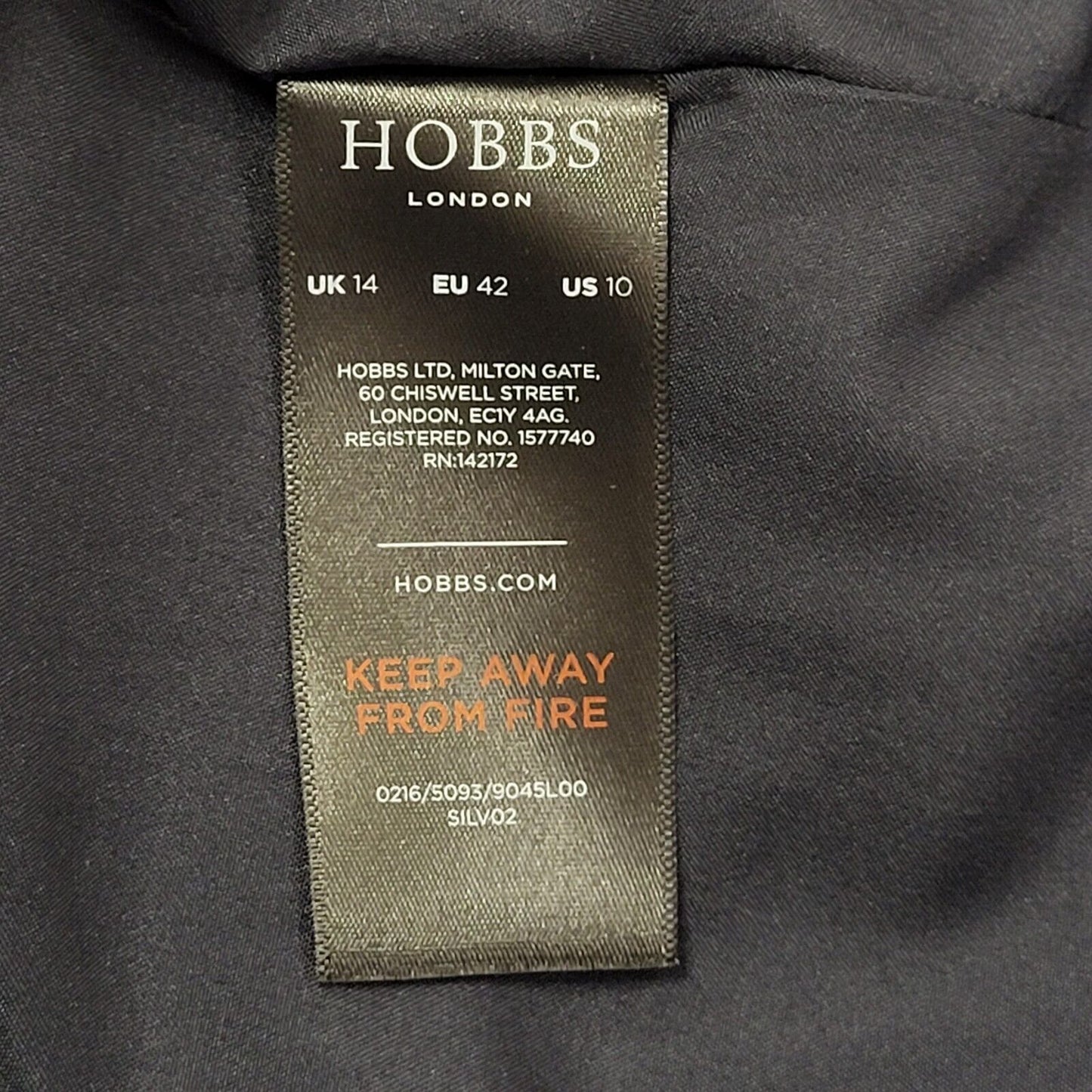 Hobbs Black Red Floral Sleeveless Fit & Flare Dress UK Women's 14 Bnwt BB338