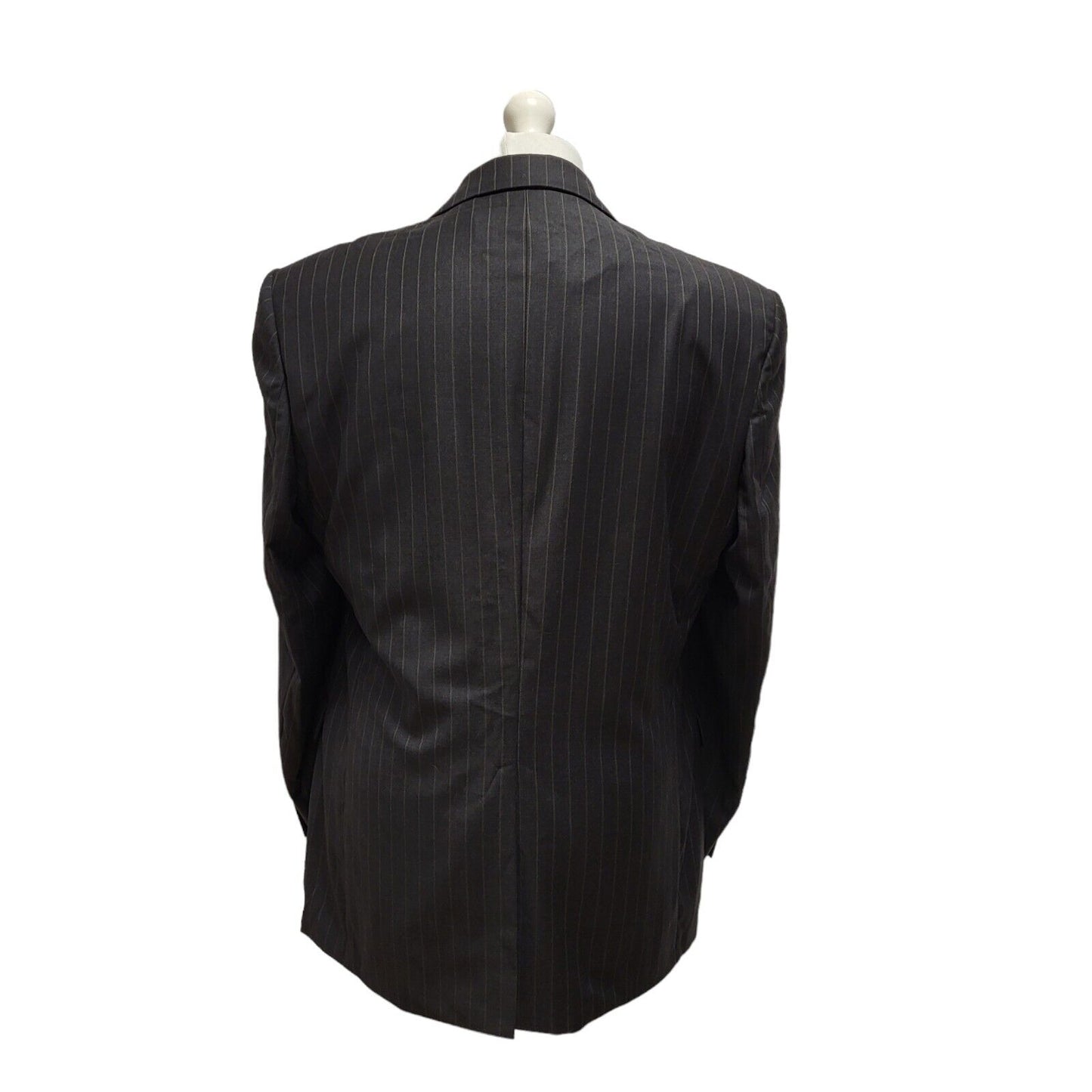 Marks & Spencer Charcoal Grey Striped Suit Blazer Jacket Men's L 42" Bnwt BB373