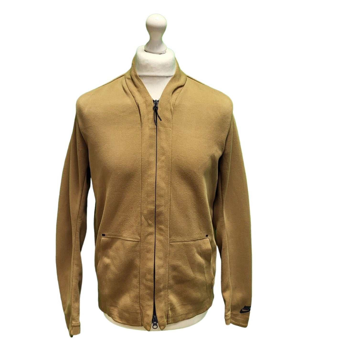 Nike Brown Zip Long Sleeve Casual Sports Sweatshirt Men's UK M H604