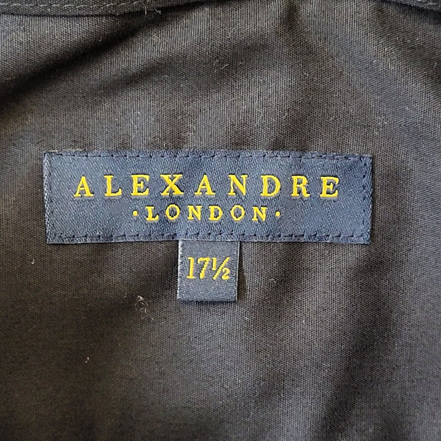 Alexandre London Black Long Sleeve Shirt Uk Men's XL Eu 56 Bnwt G279