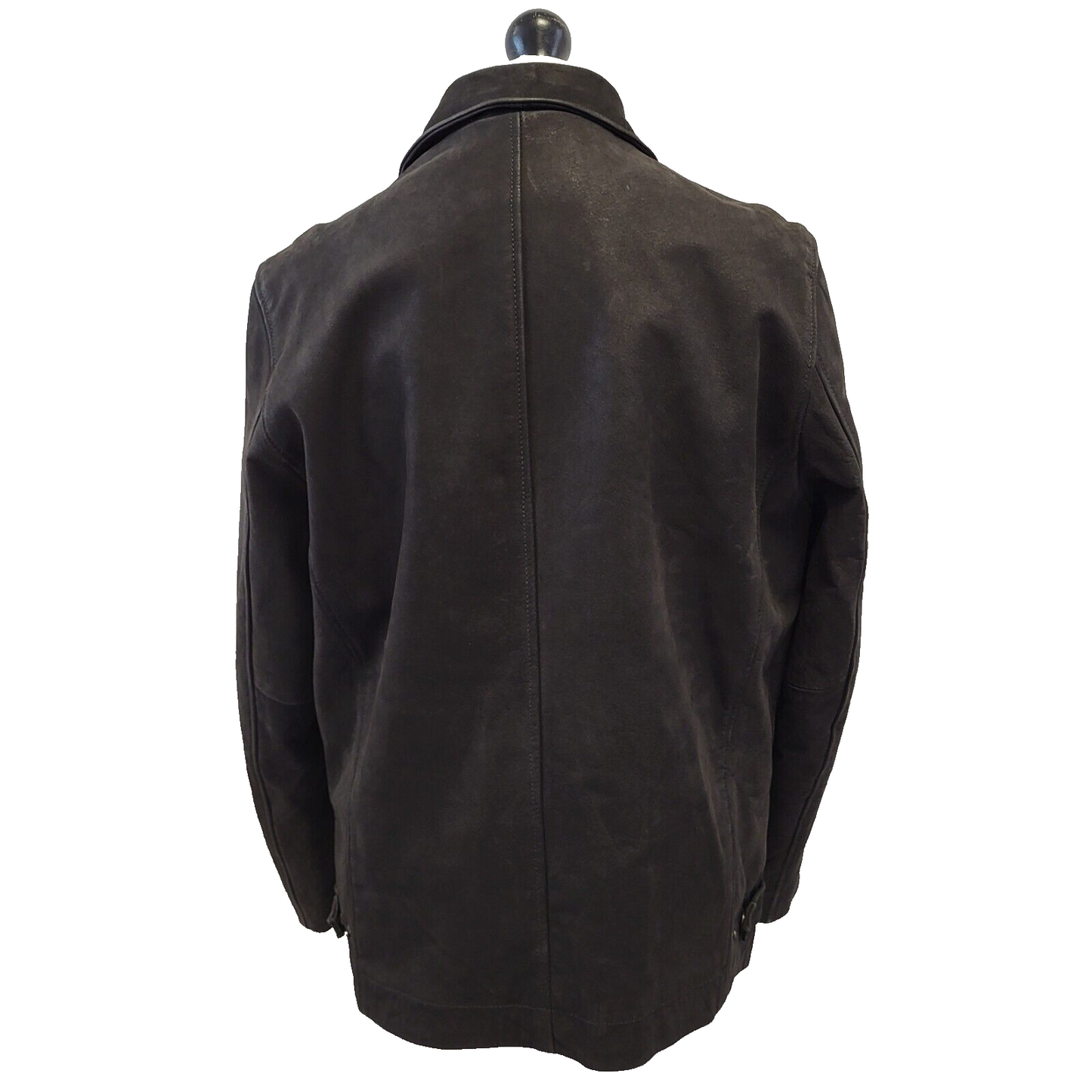 Thomas Nash Black Suede Leather Jacket Uk Men's Medium G713