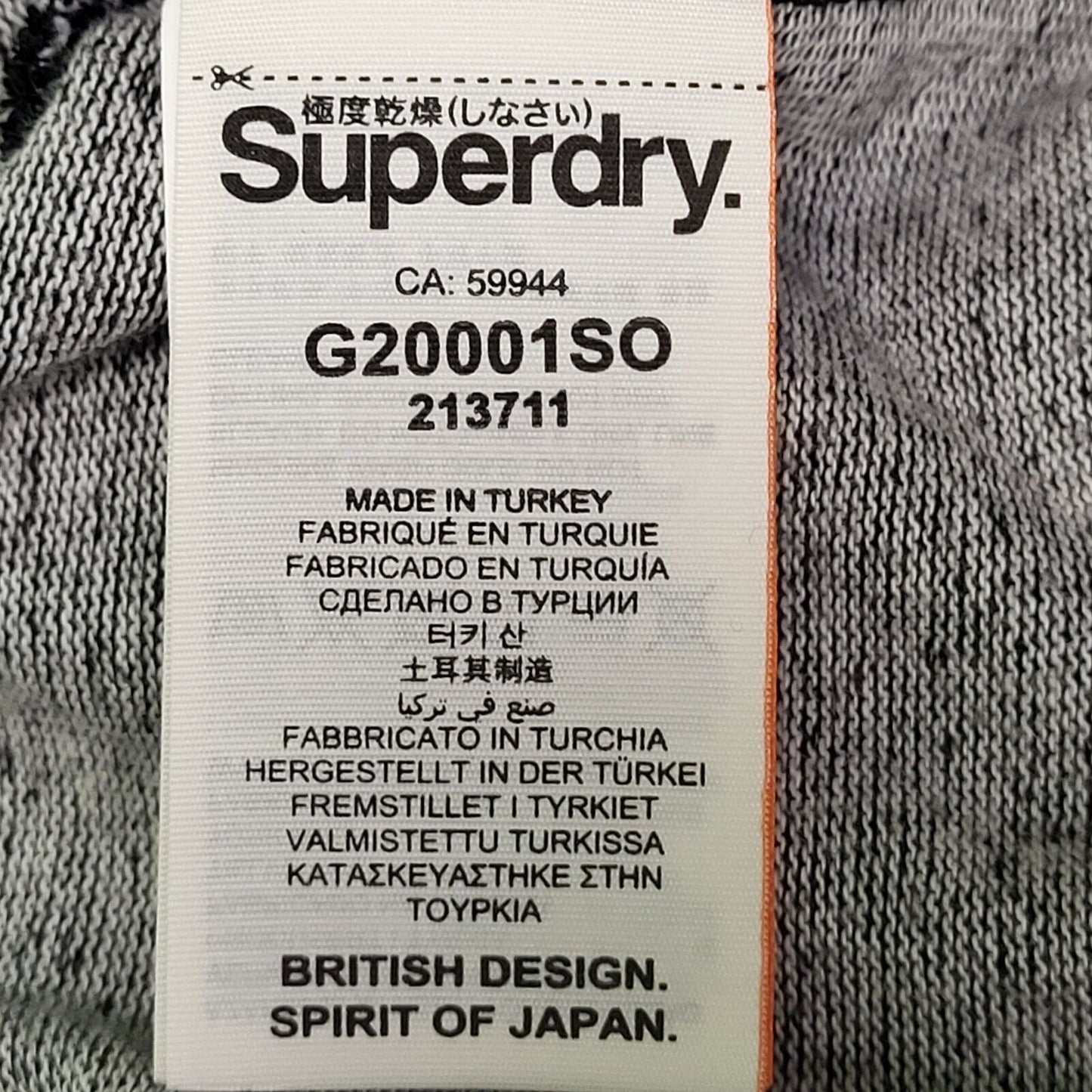 Superdry Charcoal Sweatshirt Hoodie Women's uk xS eu 34 H340