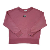 Adidas Pink Over-sized Round Neck Spell Out Sweatshirt Women's Uk 12 L G938