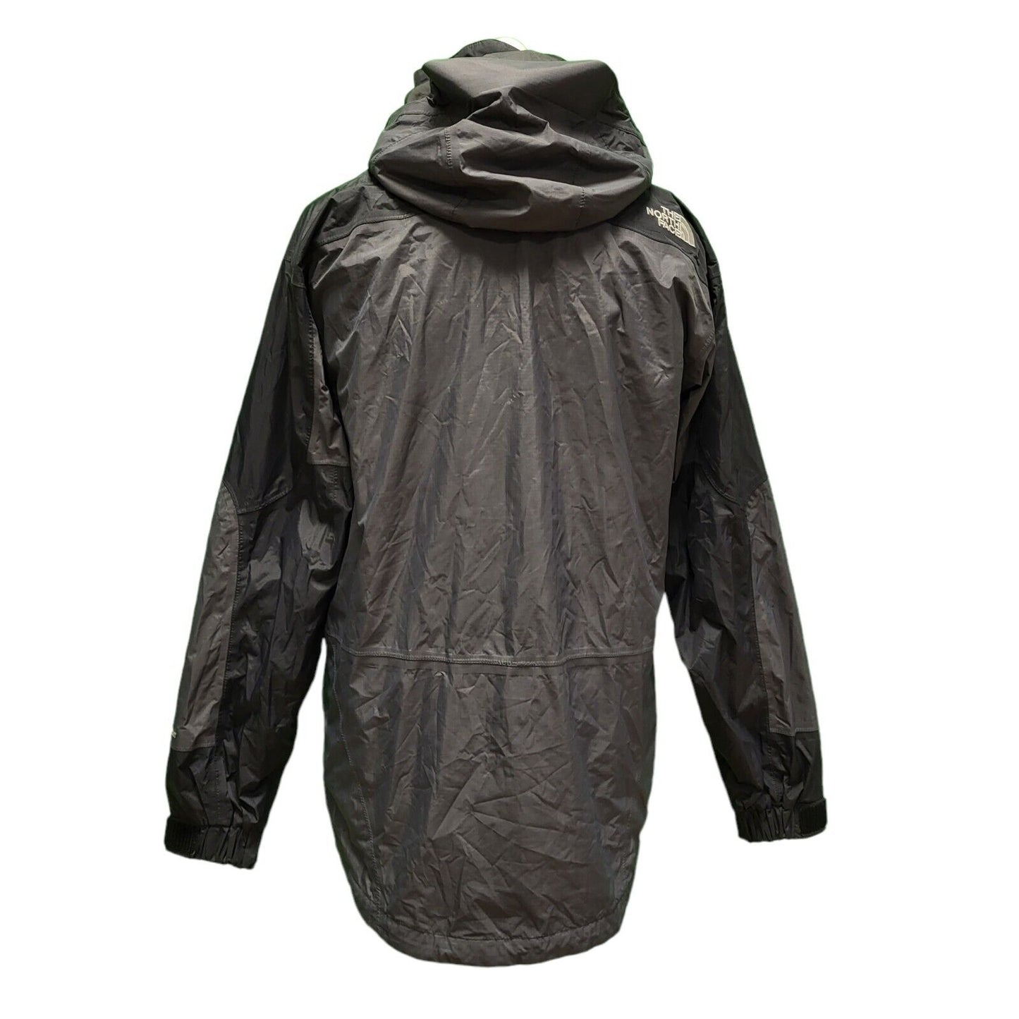 The North Face Black Grey Lightweight Hooded Jacket Men's UK S H959