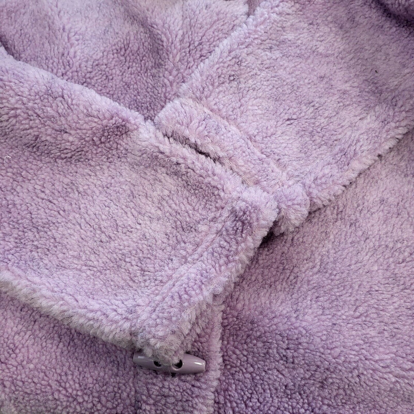 For Women Purple Faux Fur Long Sleeve Coat UK Women's 18/20 H697