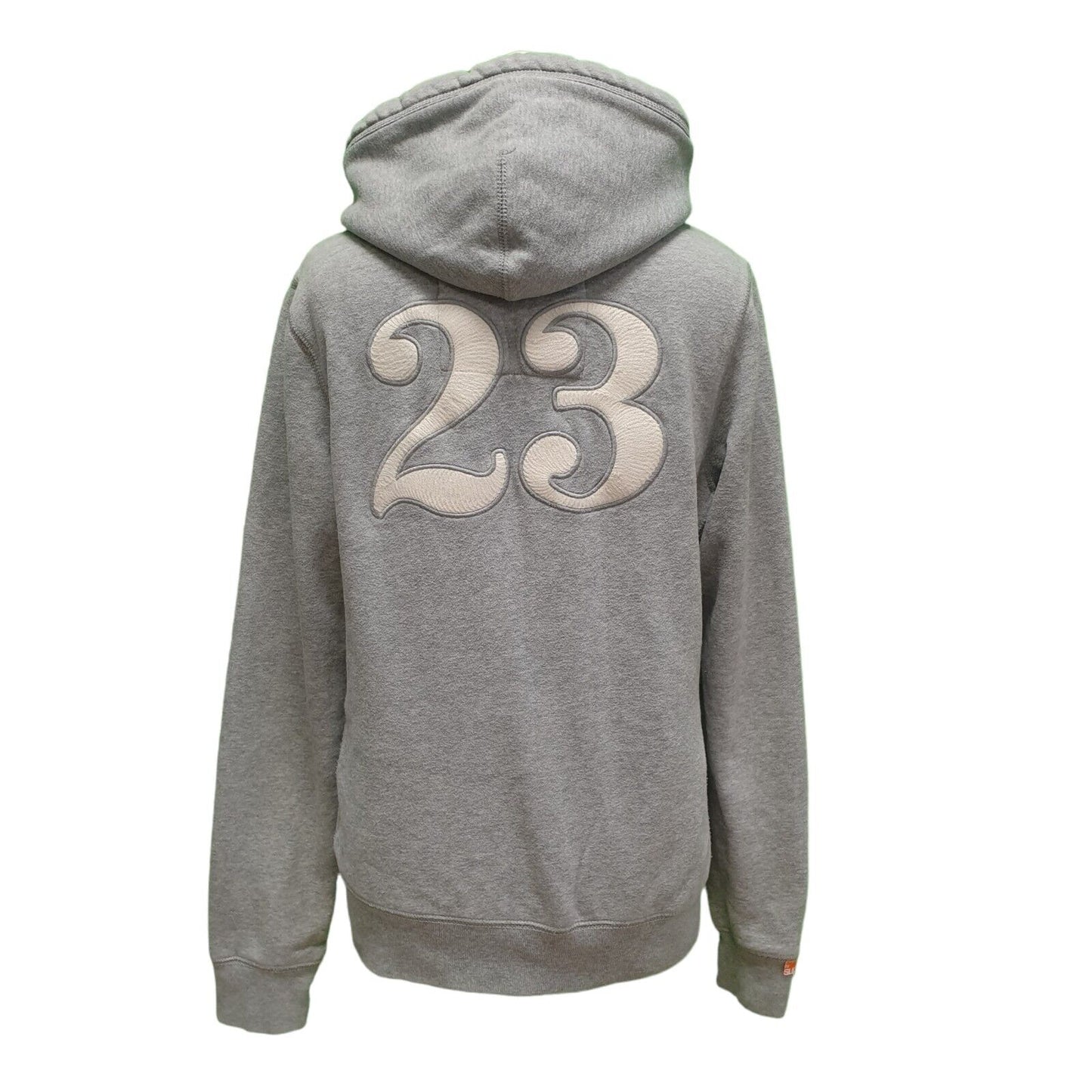 Superdry Grey Drawstring Sweatshirt Hoodie Women's UK L 12 EU 40 H943