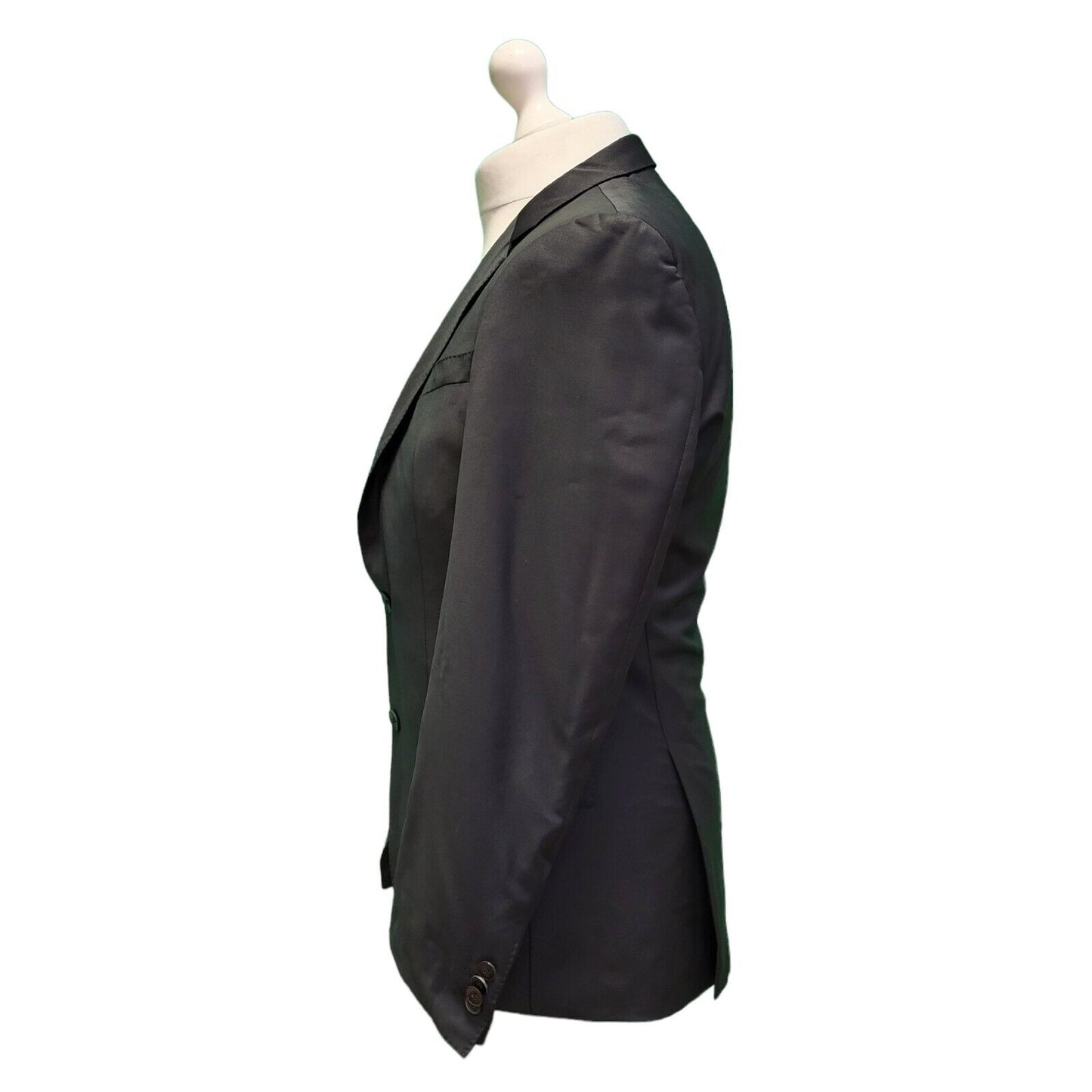 Hugo Boss Black Stretch Collared Suit Blazer Jacket uk Men's XS H728